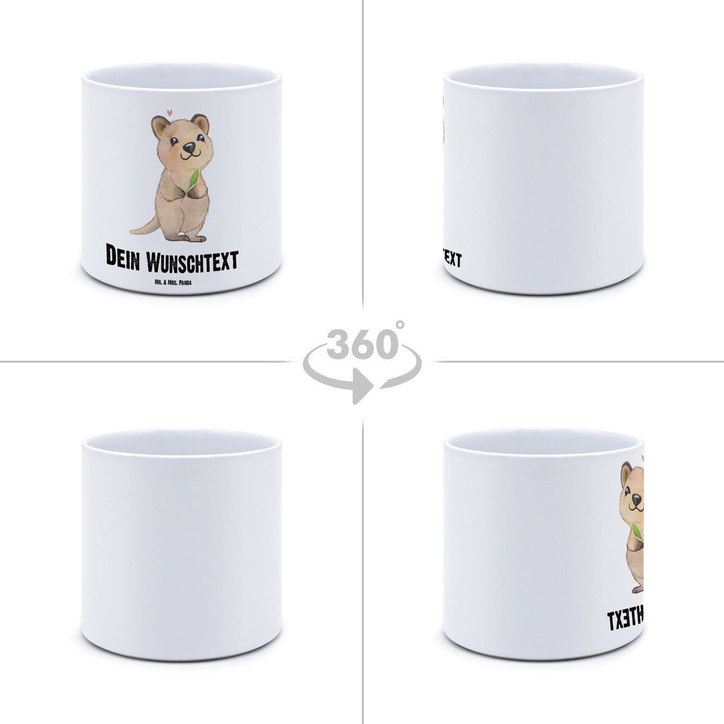 Personalisierter XL Blumentopf Quokka Happy Personalisierter Blumentopf, Personalisierter Übertopf, Personalisierter Pflanztopf, Personalisierter Keramiktopf, Personalisierter Kräutertopf, Personalisierter Topf, Personalisierter Pflanzkübel, Personalisierter Blumenübertopf, Tiermotive, Gute Laune, lustige Sprüche, Tiere, Quokka, Verschieben, Aufschieberitis, Lustiger Spruch, Niedliches Tier, Dinge erledigen