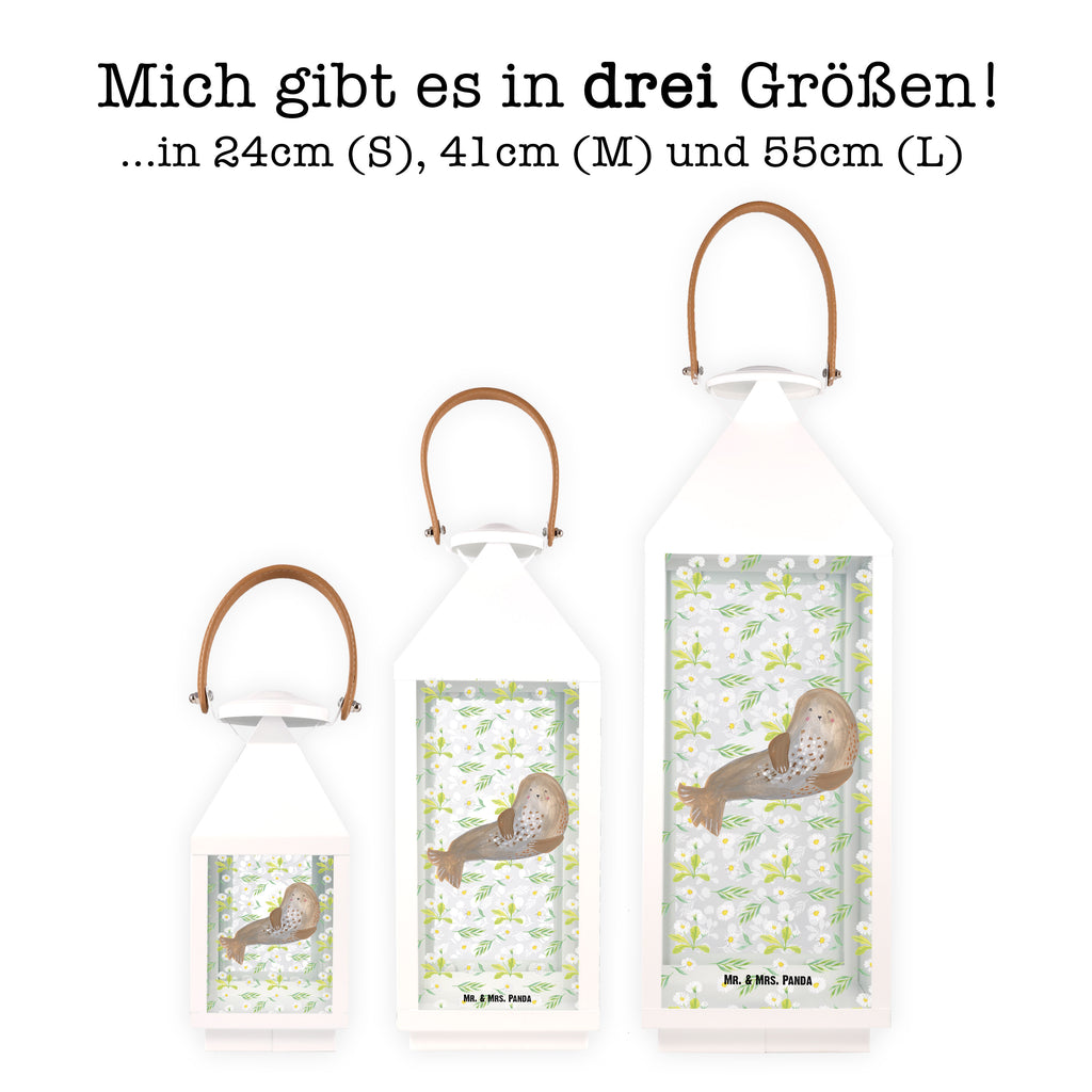 Deko Laterne Robbe lachend Gartenlampe, Gartenleuchte, Gartendekoration, Gartenlicht, Laterne kleine Laternen, XXL Laternen, Laterne groß, Tiermotive, Gute Laune, lustige Sprüche, Tiere, Robbe, Robben, Seehund, Strand, Meerestier, Ostsee, Nordsee