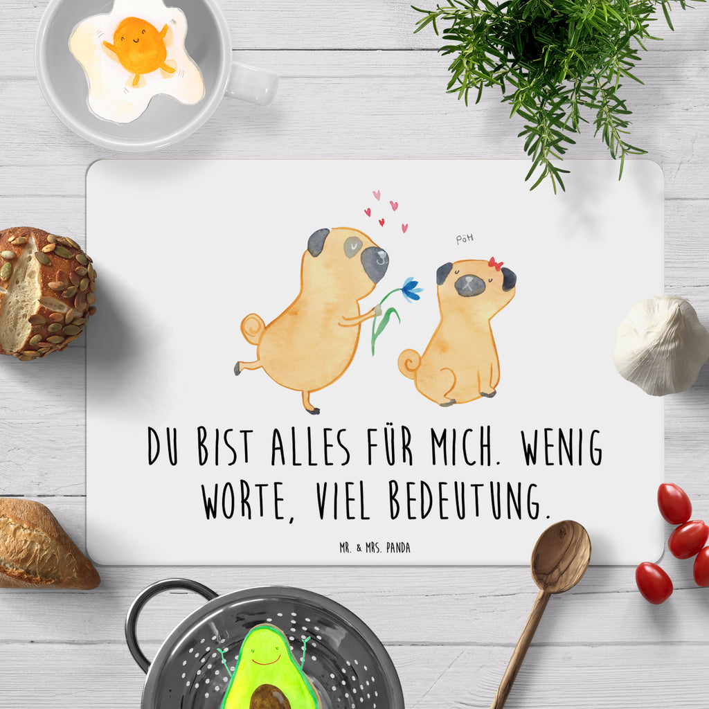 Tischset Mops verliebt Tischset, Tischuntersetzer, Platzset, Tischsets abwaschbar, Tischunterlage, Hund, Hundemotiv, Haustier, Hunderasse, Tierliebhaber, Hundebesitzer, Sprüche, Mops, Möpse, Hundeliebe, verliebt, Liebe, Liebesspruch. Verlobt, Geschenk Freund, Partner