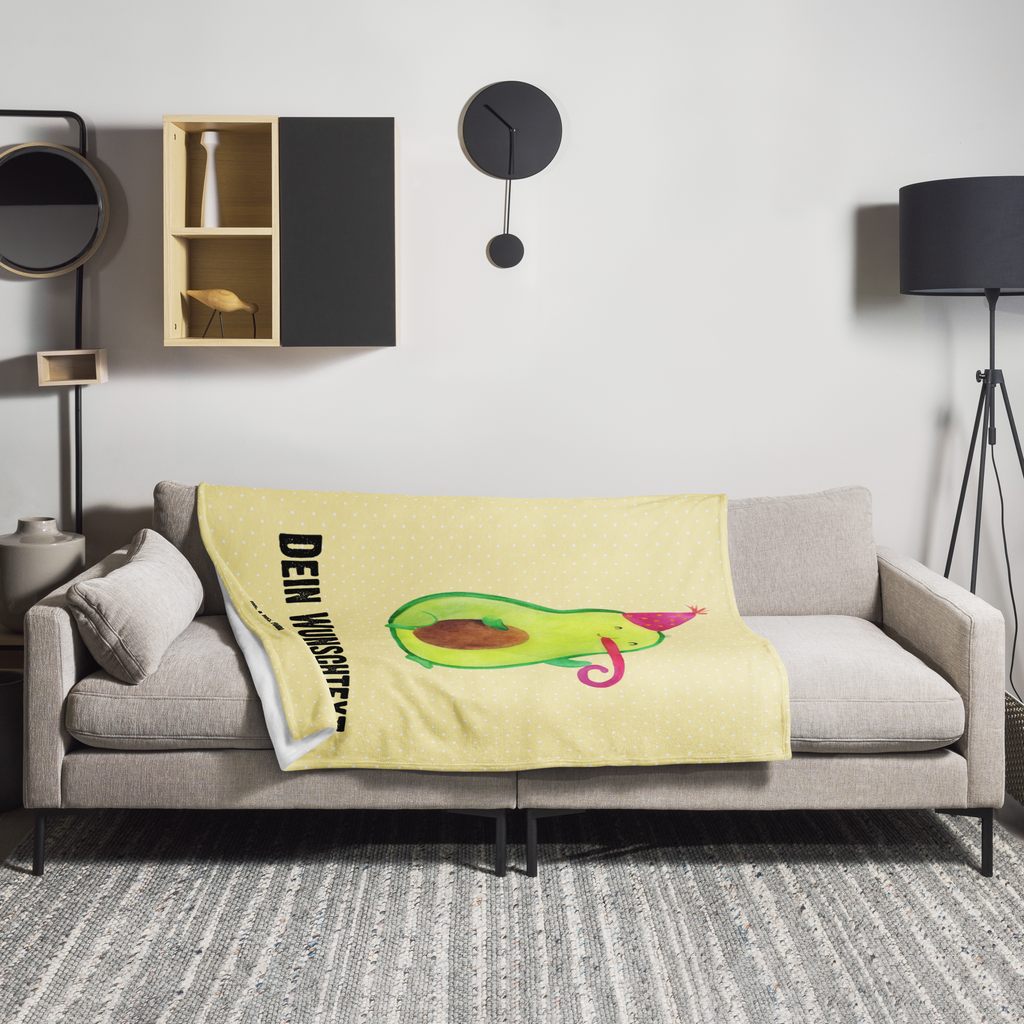 Personalisierte Decke Avocado Birthday Personalisierte Decke, Decke mit Namen, Kuscheldecke mit Namen, Decke bedrucken, Kuscheldecke bedrucken, Avocado, Veggie, Vegan, Gesund