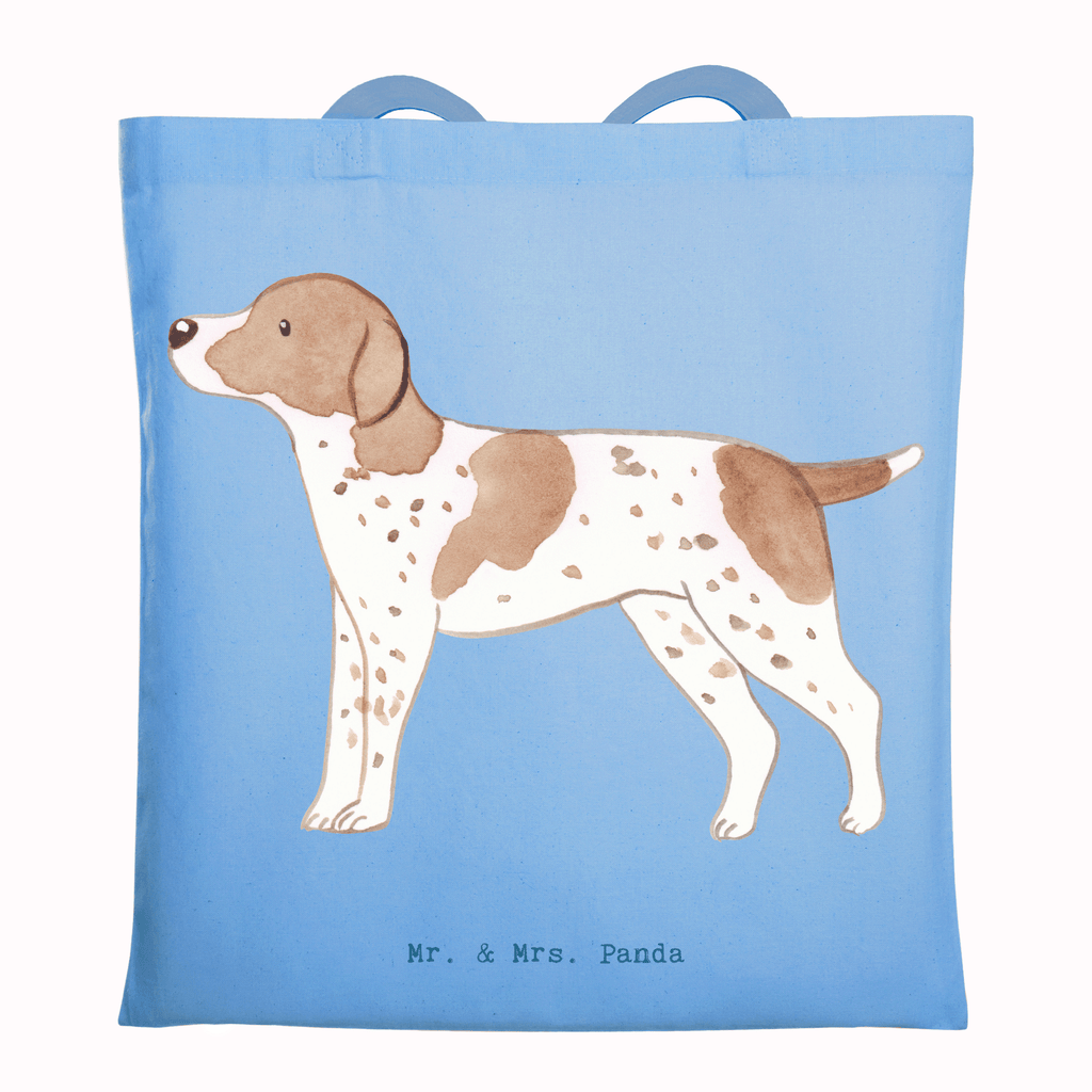 Tragetasche Pointer Moment Beuteltasche, Beutel, Einkaufstasche, Jutebeutel, Stoffbeutel, Hund, Hunderasse, Rassehund, Hundebesitzer, Geschenk, Tierfreund, Schenken, Welpe, English Pointer, Pointer