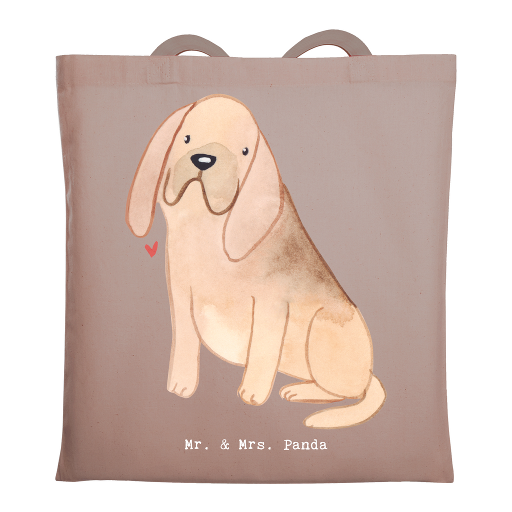 Tragetasche Bloodhound Lebensretter Beuteltasche, Beutel, Einkaufstasche, Jutebeutel, Stoffbeutel, Tasche, Shopper, Umhängetasche, Strandtasche, Schultertasche, Stofftasche, Tragetasche, Badetasche, Jutetasche, Einkaufstüte, Laptoptasche, Hund, Hunderasse, Rassehund, Hundebesitzer, Geschenk, Tierfreund, Schenken, Welpe, Bluthund, Bloodhound, St. Hubertushund, Chien de Saint Hubert