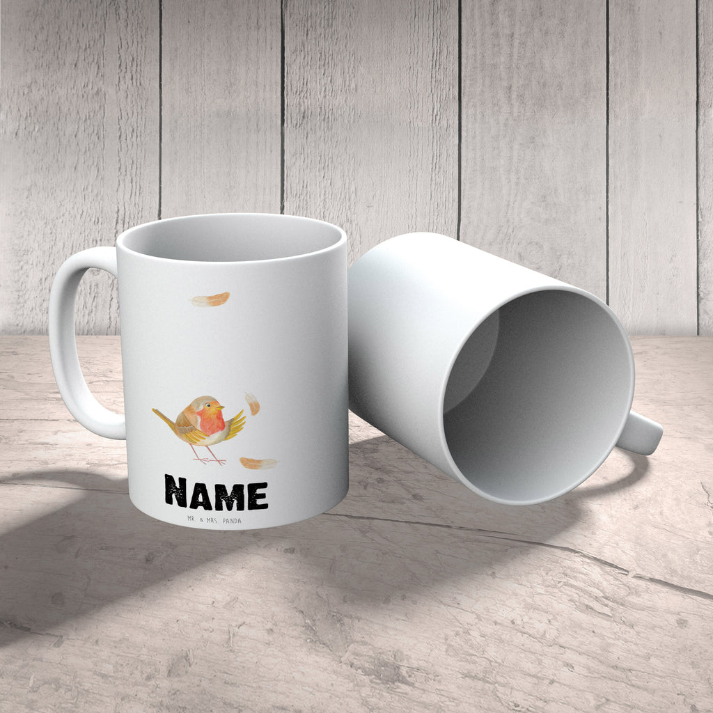 Personalisierte Tasse Rotkehlchen mit Federn Personalisierte Tasse, Namenstasse, Wunschname, Personalisiert, Tasse, Namen, Drucken, Tasse mit Namen, Tiermotive, Gute Laune, lustige Sprüche, Tiere, What if i fall, Rotkehlchen, Spruch Motivation, Spruch Mut, Vogel, Motivation Sprüche, Motivationsbilder, fliegen