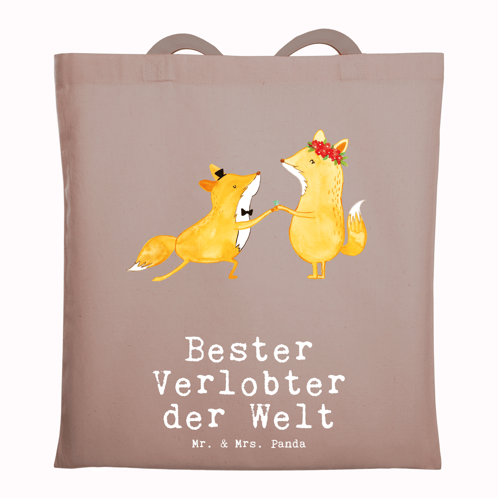 Tragetasche Fuchs Bester Verlobter der Welt Beuteltasche, Beutel, Einkaufstasche, Jutebeutel, Stoffbeutel, Tasche, Shopper, Umhängetasche, Strandtasche, Schultertasche, Stofftasche, Tragetasche, Badetasche, Jutetasche, Einkaufstüte, Laptoptasche, für, Dankeschön, Geschenk, Schenken, Geburtstag, Geburtstagsgeschenk, Geschenkidee, Danke, Bedanken, Mitbringsel, Freude machen, Geschenktipp, Verlobter, Verloben, Verlobung, Traummann, Mann, Freund, Ehemann, Zukünftiger, Hochzeit, Ehe