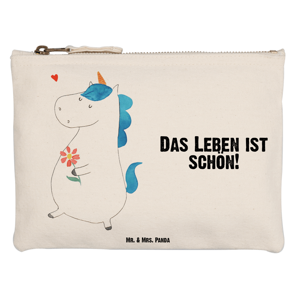 Schminktasche Einhorn Spaziergang Schminktasche, Kosmetiktasche, Kosmetikbeutel, Stiftemäppchen, Etui, Federmappe, Makeup, XXL, Schminketui, Kosmetiketui, Schlamperetui, Einhorn, Einhörner, Einhorn Deko, Pegasus, Unicorn, Glitzer, Blumen, Spaziergang, Motivation, Gute Laune, Freude, Freundin, Mutter, Schwester