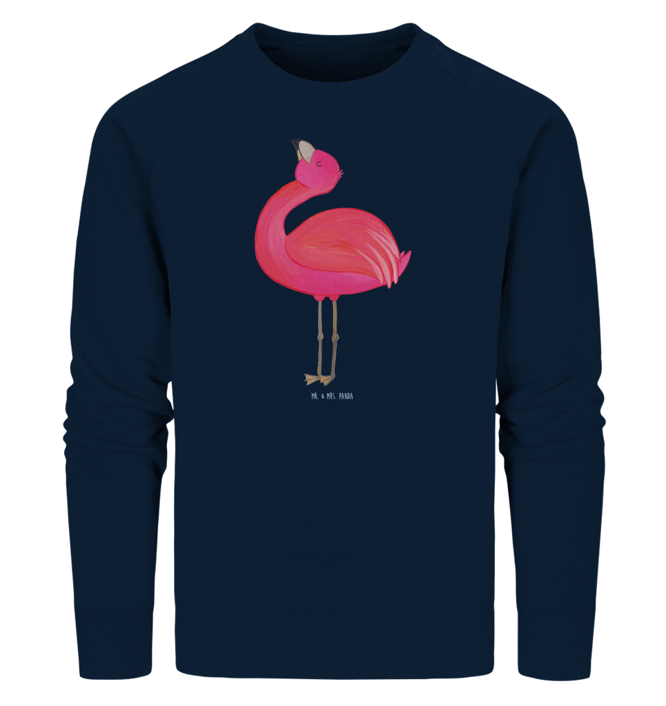 Organic Pullover Flamingo Stolz Pullover, Pullover Männer, Pullover Frauen, Sweatshirt, Sweatshirt Männer, Sweatshirt Frauen, Unisex, Flamingo, stolz, Freude, Selbstliebe, Selbstakzeptanz, Freundin, beste Freundin, Tochter, Mama, Schwester