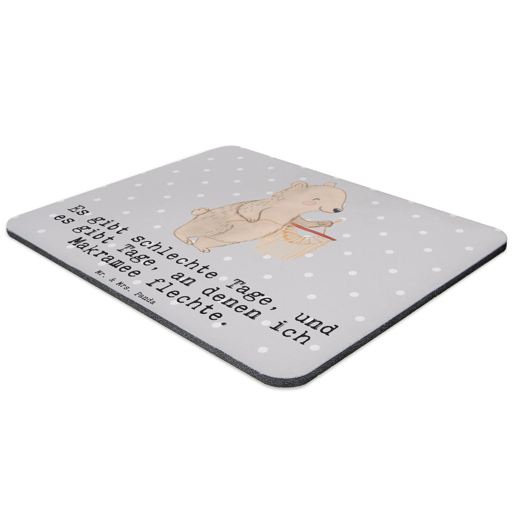 Mauspad Bär Makramee Tage Mousepad, Computer zubehör, Büroausstattung, PC Zubehör, Arbeitszimmer, Mauspad, Einzigartiges Mauspad, Designer Mauspad, Mausunterlage, Mauspad Büro, Geschenk, Sport, Sportart, Hobby, Schenken, Danke, Dankeschön, Auszeichnung, Gewinn, Sportler, Makramee, Basteln, Basteln mit Makramee