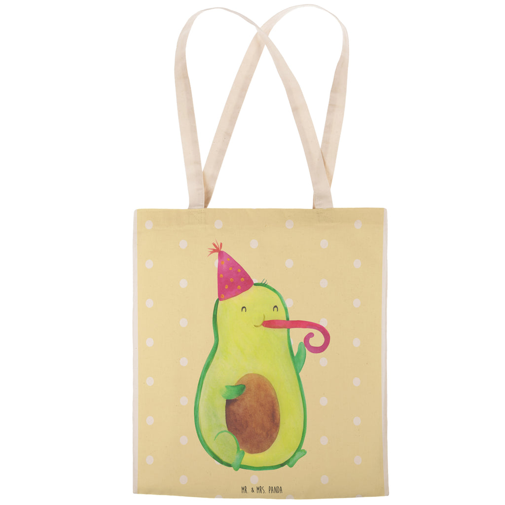 Einkaufstasche Avocado Feier Tragetasche, Tasche, Beutel, Stofftasche, Baumwolltasche, Umhängetasche, Shopper, Einkaufstasche, Beuteltasche, Avocado, Veggie, Vegan, Gesund, Party, Feierlichkeit, Feier, Fete, Geburtstag, Gute Laune, Tröte