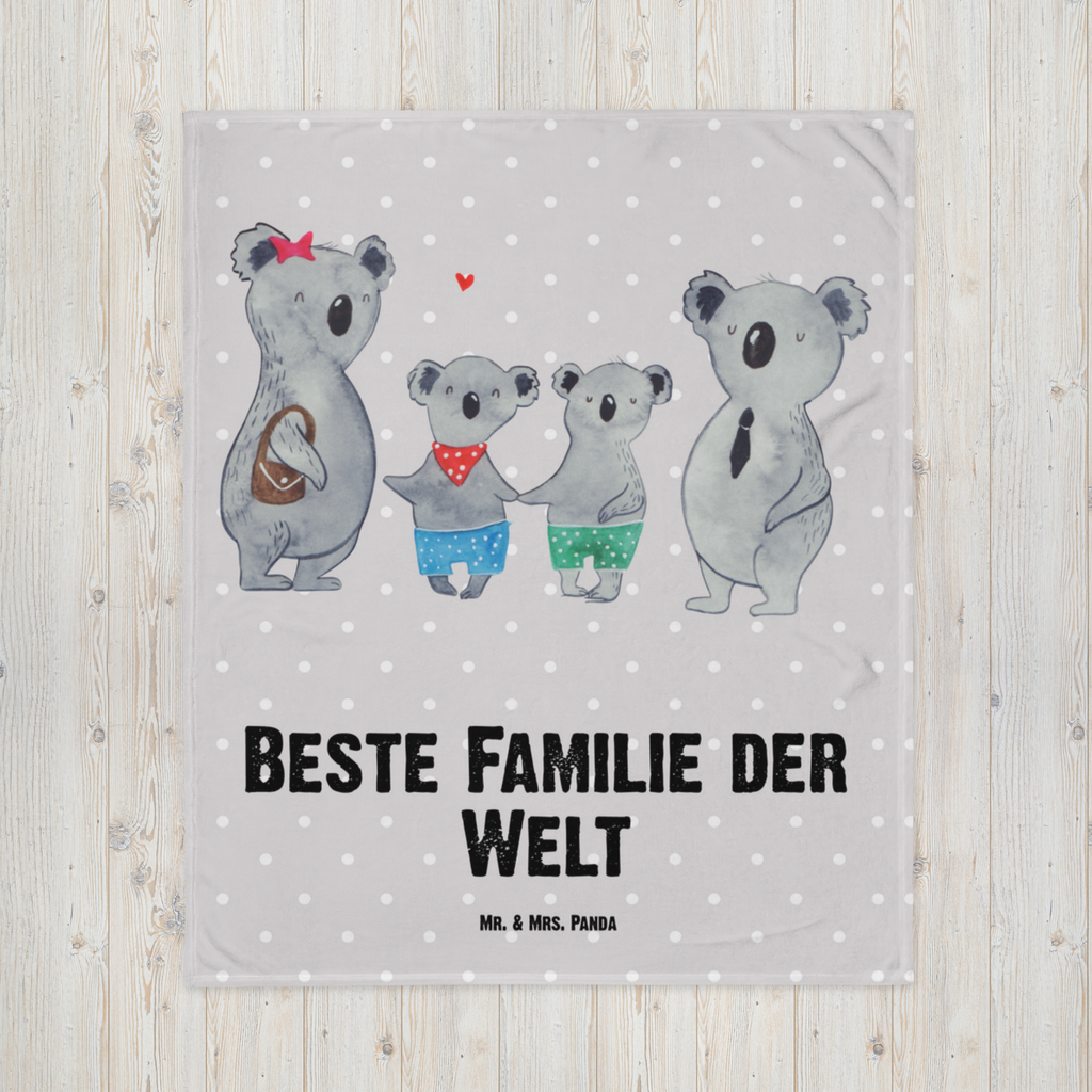 Kuscheldecke Koala Familie zwei