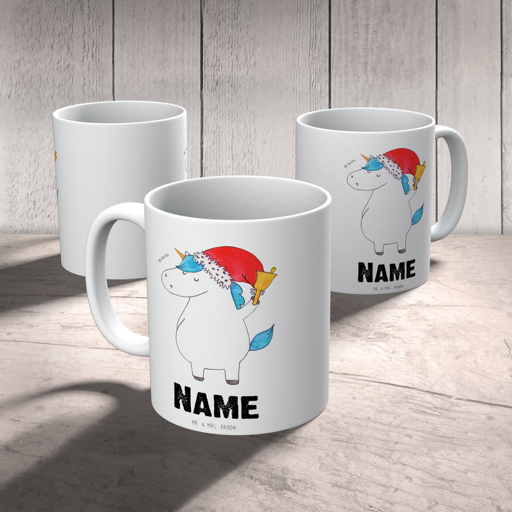 Personalisierte Tasse Einhorn Weihnachtsmann Personalisierte Tasse, Namenstasse, Wunschname, Personalisiert, Tasse, Namen, Drucken, Tasse mit Namen, Einhorn, Einhörner, Einhorn Deko, Unicorn, Gin, Schokolade, Schoki, Weihnachten, Weihnachtsmann, Nikolaus, Wunschzettel, Wunschliste, Feenstaub