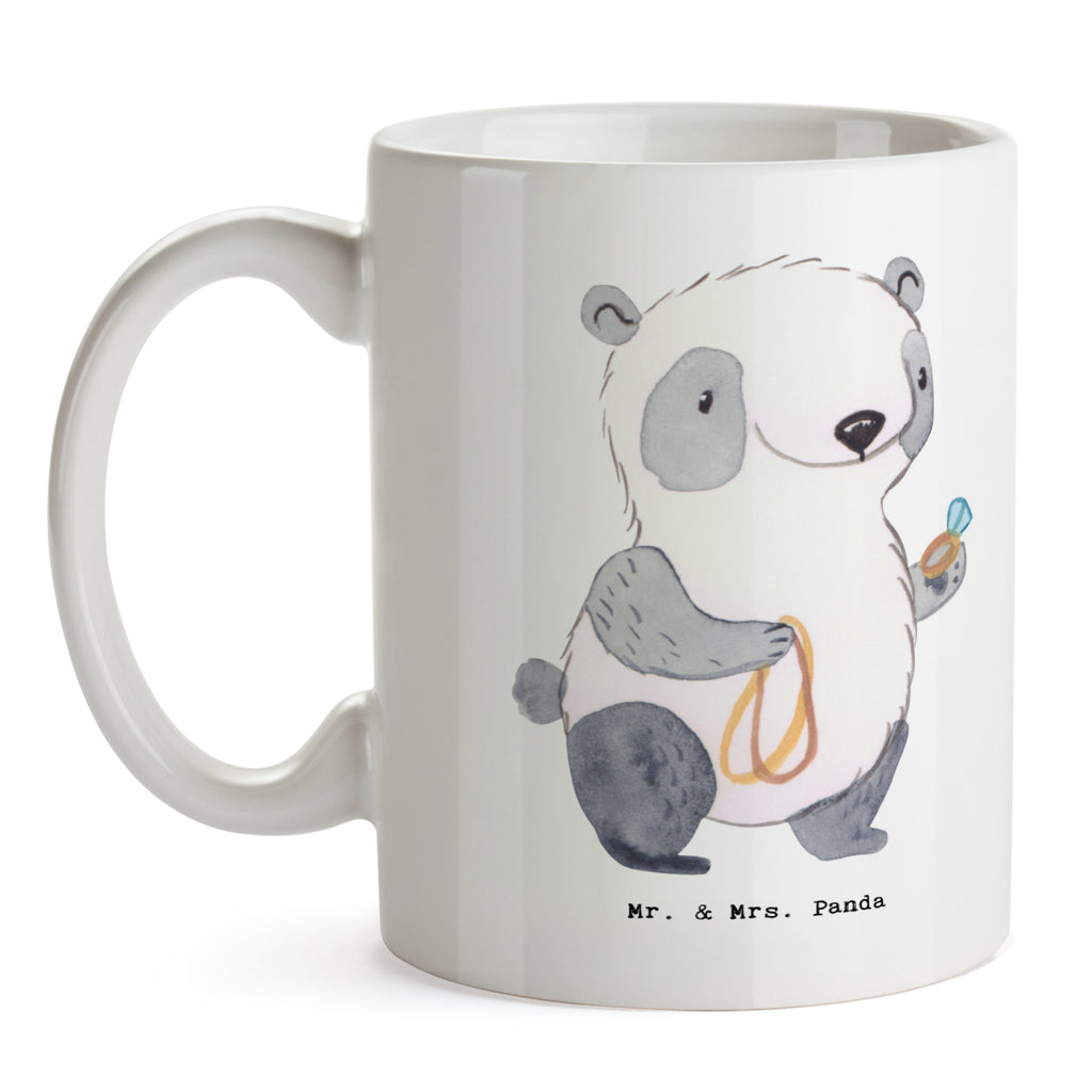 Tasse Schmuckverkäufer mit Herz Tasse, Kaffeetasse, Teetasse, Becher, Kaffeebecher, Teebecher, Keramiktasse, Porzellantasse, Büro Tasse, Geschenk Tasse, Tasse Sprüche, Tasse Motive, Kaffeetassen, Tasse bedrucken, Designer Tasse, Cappuccino Tassen, Schöne Teetassen, Beruf, Ausbildung, Jubiläum, Abschied, Rente, Kollege, Kollegin, Geschenk, Schenken, Arbeitskollege, Mitarbeiter, Firma, Danke, Dankeschön, Schmuckverkäufer, Juwelier, Goldschmied, Schmied, Schmuckwarenhändler, Schmuckgeschäft, Eröffnung