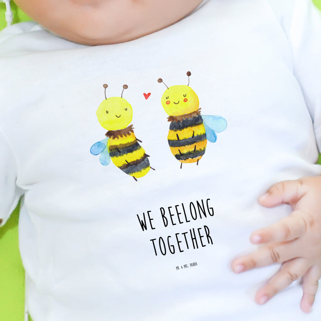 Baby Longsleeve Biene Verliebt Mädchen, Jungen, Baby, Langarm, Bio, Kleidung, Biene, Wespe, Hummel