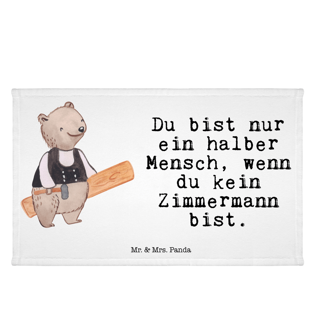 Handtuch Zimmermann mit Herz Gästetuch, Reisehandtuch, Sport Handtuch, Frottier, Kinder Handtuch, Beruf, Ausbildung, Jubiläum, Abschied, Rente, Kollege, Kollegin, Geschenk, Schenken, Arbeitskollege, Mitarbeiter, Firma, Danke, Dankeschön