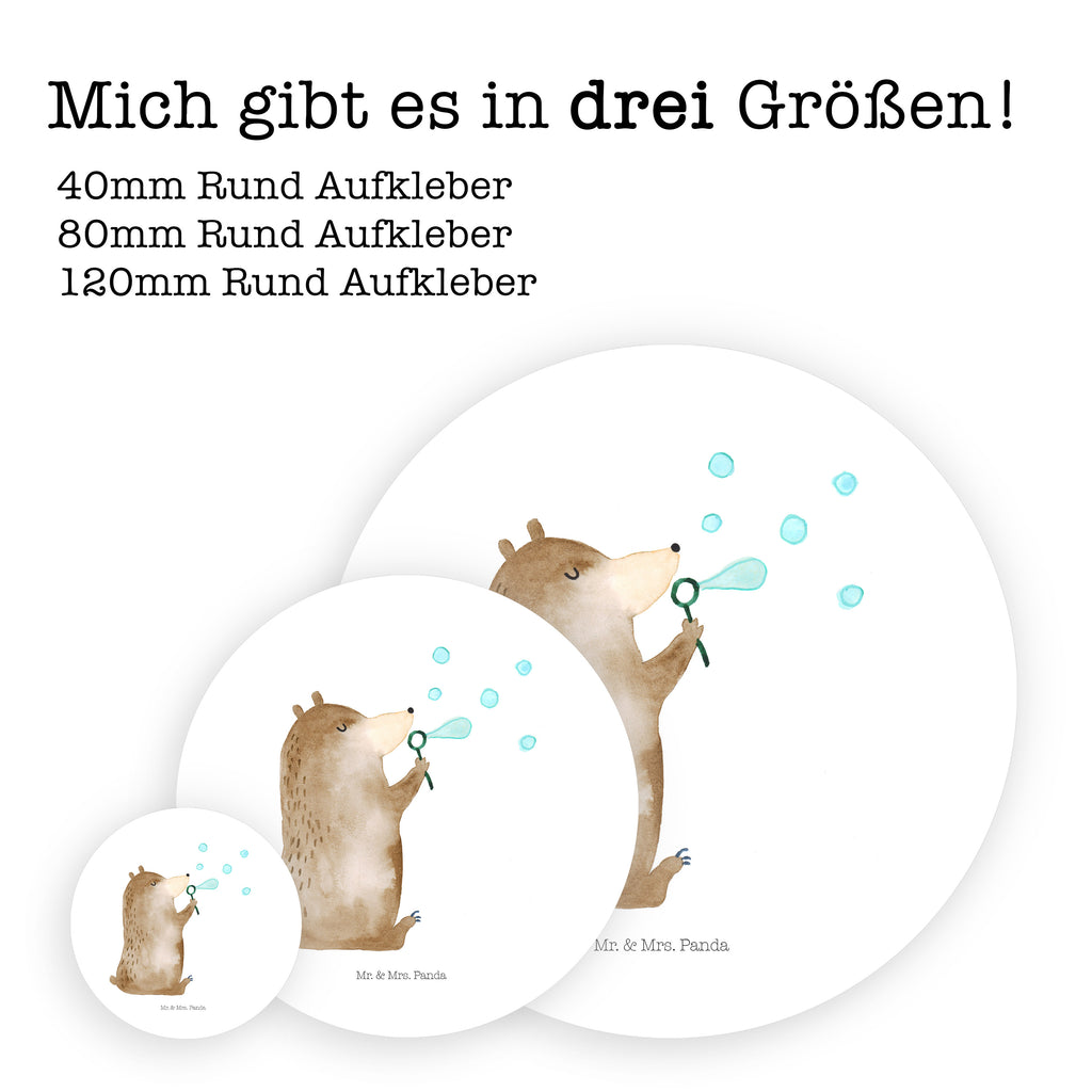 Rund Aufkleber Bär Seifenblasen Sticker, Aufkleber, Etikett, Bär, Teddy, Teddybär, Seifenblasen Bär Lustig Sein Glücklich Traurig Happy