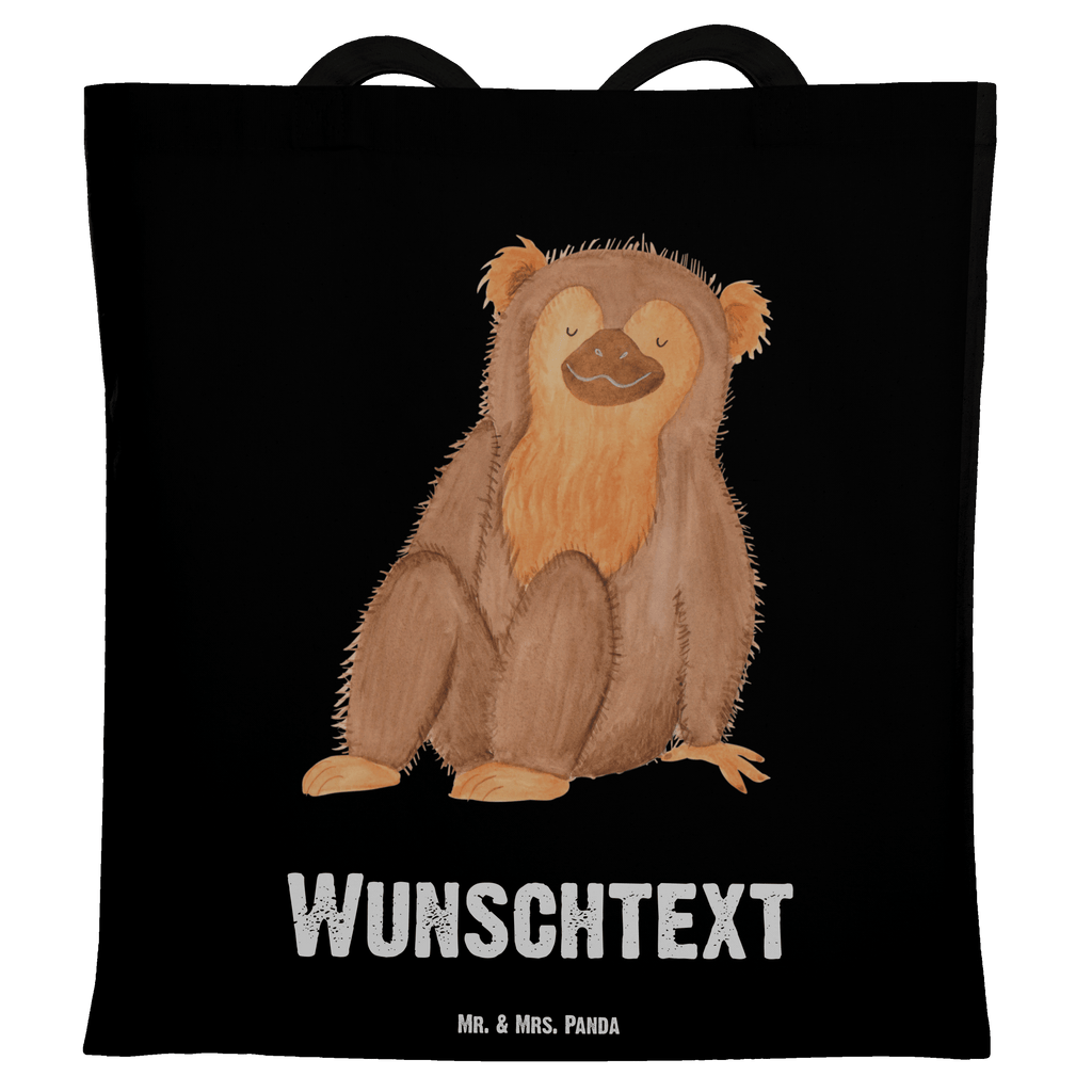 Personalisierte Tragetasche Affe Personalisierte Beuteltasche, Personalisierter Beutel, Personalisierte Einkaufstasche, Personalisierter Jutebeutel, Personalisierter Stoffbeutel, Tragetasche mit Namen, Einkaufstasche mit Namen, Stoffbeutel mit Namen, Personalisierte Tasche, Personalisierte Jutetasche, Personalisierte Kindergartentasche, Afrika, Wildtiere, Affe, Äffchen, Affen, Selbstliebe, Respekt, Motivation, Selbstachtung, Liebe, Selbstbewusstsein, Selfcare