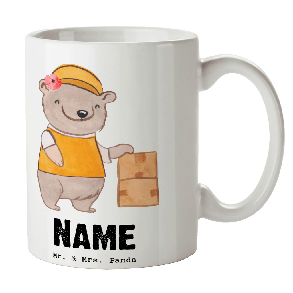 Personalisierte Tasse Lagerarbeiterin mit Herz Personalisierte Tasse, Namenstasse, Wunschname, Personalisiert, Tasse, Namen, Drucken, Tasse mit Namen, Beruf, Ausbildung, Jubiläum, Abschied, Rente, Kollege, Kollegin, Geschenk, Schenken, Arbeitskollege, Mitarbeiter, Firma, Danke, Dankeschön, Lagerarbeiterin, Fachlageristin, Lageristin, Lagerverwalterin