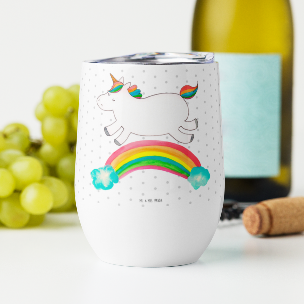 Weinbecher Einhorn Regenbogen Weinbecher, Glühwein Becher, Heißgetränke, Trinkbecher, Weinkelch, Weingläser, hochwertiger Weinbecher, Weinbecher Reisen, Weinbecher unterwegs, Thermobecher, Glühweinbecher, Einhorn, Einhörner, Einhorn Deko, Pegasus, Unicorn, Regenbogen, Glitzer, Einhornpower, Erwachsenwerden, Einhornautobahn