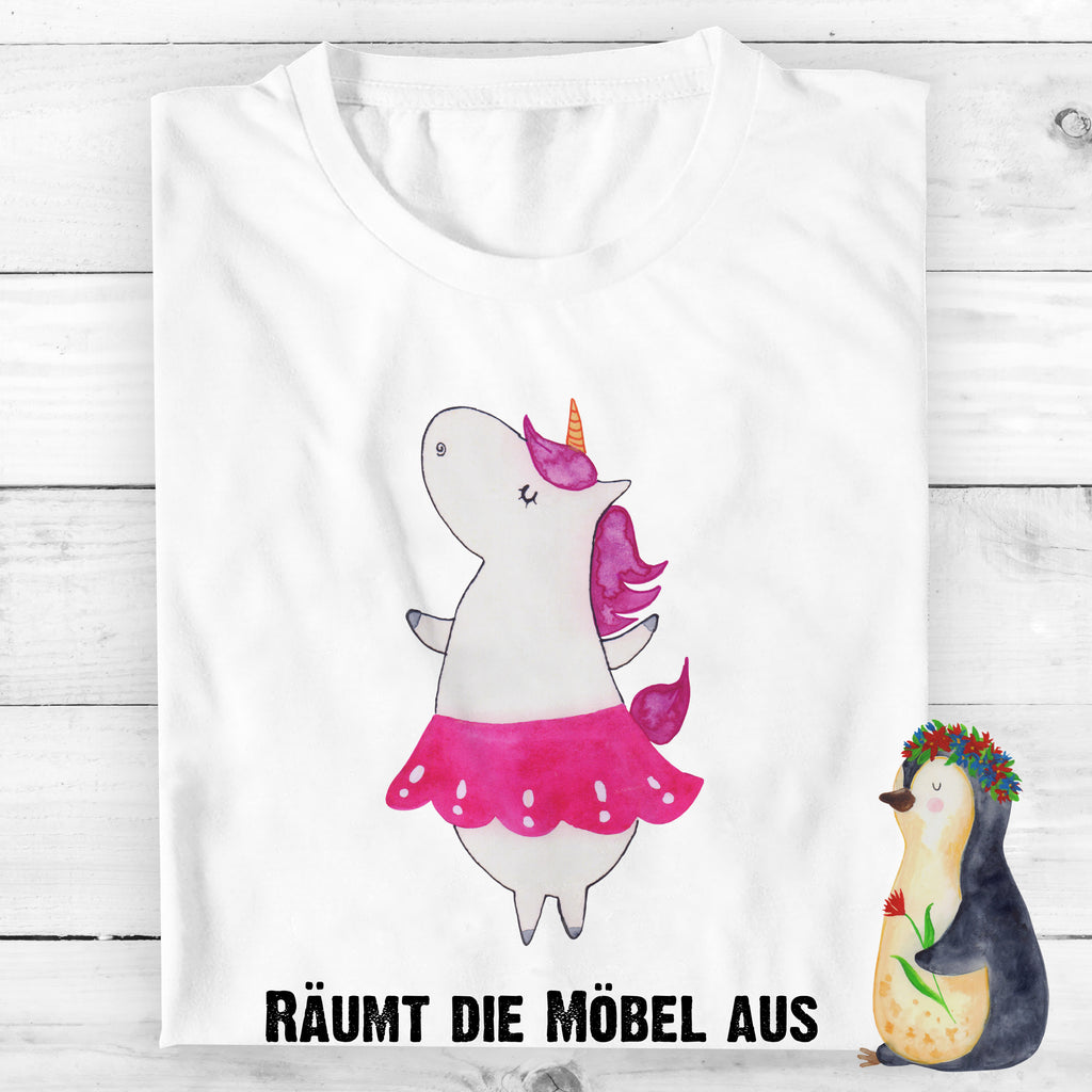 T-Shirt Standard Einhorn Ballerina T-Shirt, Shirt, Tshirt, Lustiges T-Shirt, T-Shirt mit Spruch, Party, Junggesellenabschied, Jubiläum, Geburstag, Herrn, Damen, Männer, Frauen, Schlafshirt, Nachthemd, Sprüche, Einhorn, Einhörner, Einhorn Deko, Pegasus, Unicorn, Tanzen, Ballerina, Wohnung, Spaß, Feiern, Geburtstag, Tänzerin, Lebenslust, Lebensfreude