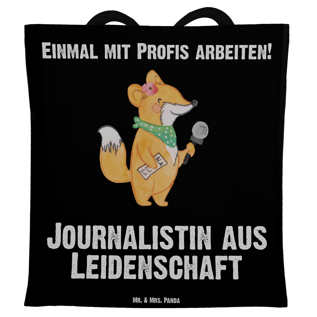 Tragetasche Journalistin aus Leidenschaft Beuteltasche, Beutel, Einkaufstasche, Jutebeutel, Stoffbeutel, Tasche, Shopper, Umhängetasche, Strandtasche, Schultertasche, Stofftasche, Tragetasche, Badetasche, Jutetasche, Einkaufstüte, Laptoptasche, Beruf, Ausbildung, Jubiläum, Abschied, Rente, Kollege, Kollegin, Geschenk, Schenken, Arbeitskollege, Mitarbeiter, Firma, Danke, Dankeschön, Journalistin, Reporterin, Redakteurin, Pressebüro, Studium