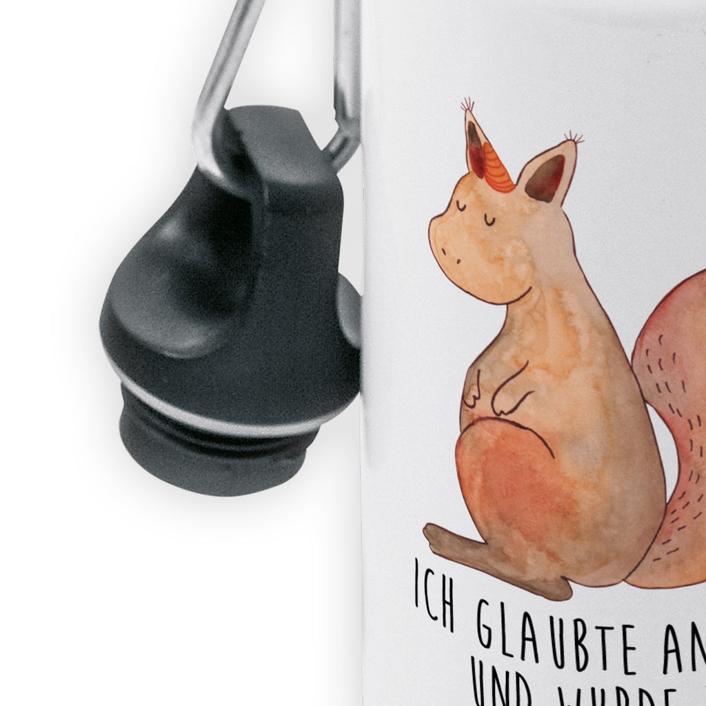 Kindertrinkflasche Einhörnchen Glaube Kindertrinkflasche, Kinder Trinkflasche, Trinkflasche, Flasche, Kinderflasche, Kinder, Kids, Kindergarten Flasche, Grundschule, Jungs, Mädchen, Einhorn, Einhörner, Einhorn Deko, Pegasus, Unicorn, Einhörnchen, Eichhörnchen, Eichhorn