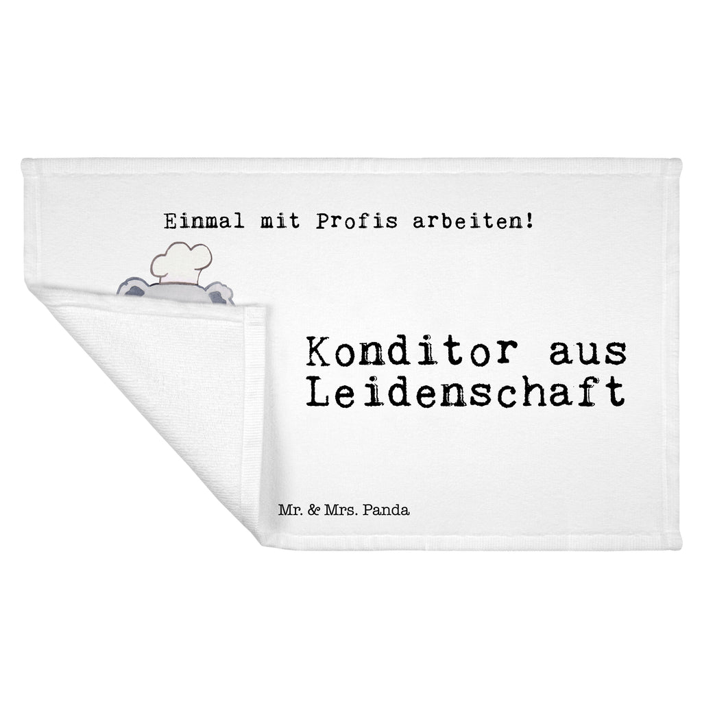 Handtuch Konditor aus Leidenschaft Gästetuch, Reisehandtuch, Sport Handtuch, Frottier, Kinder Handtuch, Beruf, Ausbildung, Jubiläum, Abschied, Rente, Kollege, Kollegin, Geschenk, Schenken, Arbeitskollege, Mitarbeiter, Firma, Danke, Dankeschön, Konditor, Kuchenbäcker, Patissier, Confiseur, Bäcker