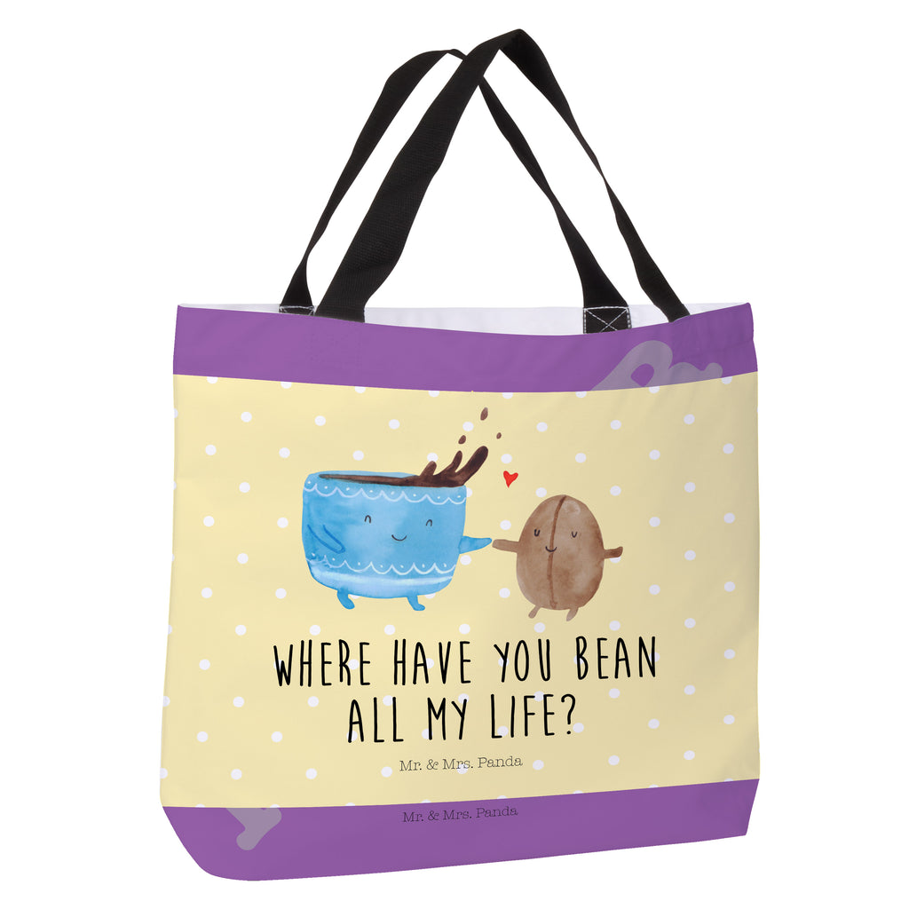 Shopper Kaffee Bohne Beutel, Einkaufstasche, Tasche, Strandtasche, Einkaufsbeutel, Shopper, Schultasche, Freizeittasche, Tragebeutel, Schulbeutel, Alltagstasche, Tiermotive, Gute Laune, lustige Sprüche, Tiere, Kaffee, Kaffeebohne, Genuss, Zufriedenheit, Glück