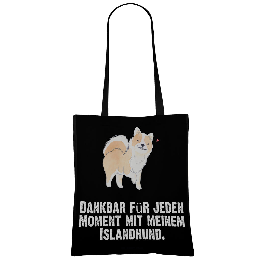 Tragetasche Islandhund Moment Beuteltasche, Beutel, Einkaufstasche, Jutebeutel, Stoffbeutel, Tasche, Shopper, Umhängetasche, Strandtasche, Schultertasche, Stofftasche, Tragetasche, Badetasche, Jutetasche, Einkaufstüte, Laptoptasche, Hund, Hunderasse, Rassehund, Hundebesitzer, Geschenk, Tierfreund, Schenken, Welpe, Islandhund, isländischer Schäferhund