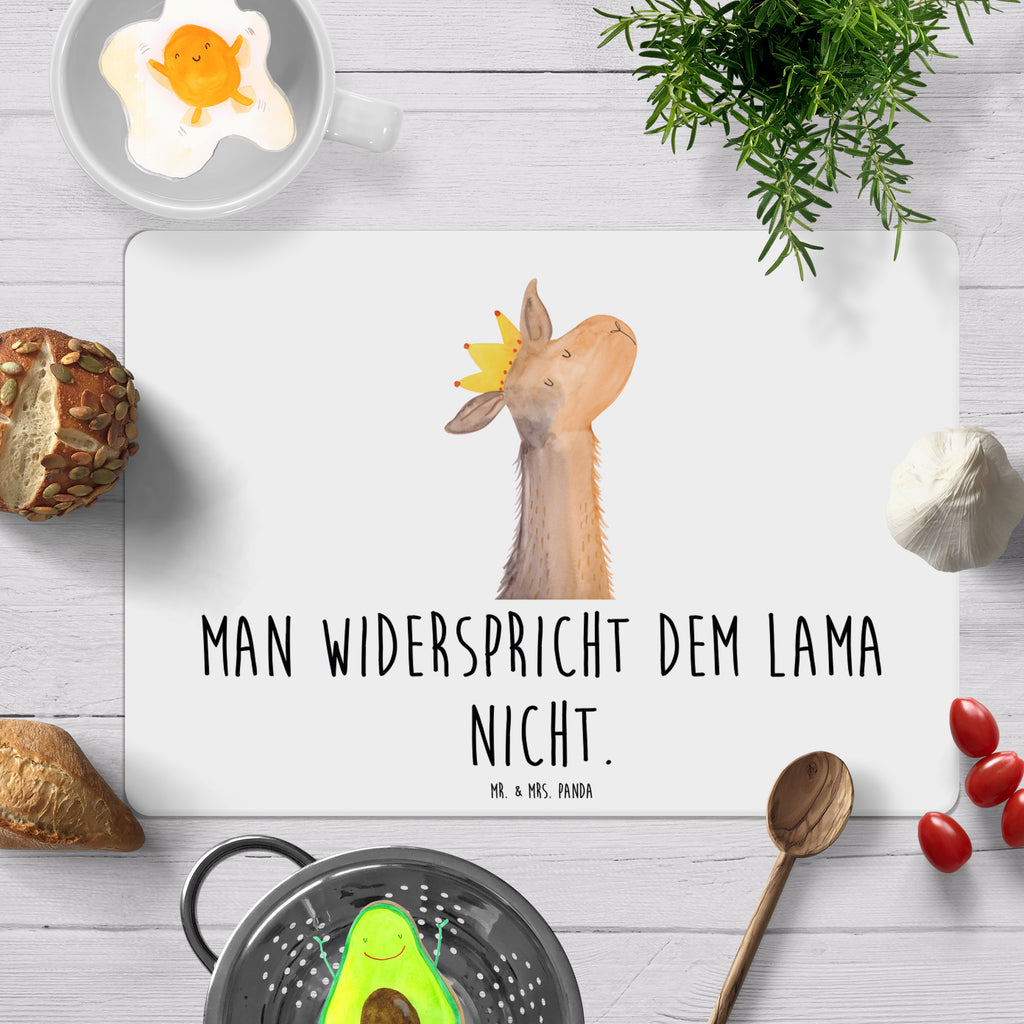 Tischset Lamakopf König Tischset, Tischuntersetzer, Platzset, Tischsets abwaschbar, Tischunterlage, Lama, Alpaka, Lamas, König, Königin, Freundin, Mama, Papa, Büro Kollege, Kollegin, Chef, Vorgesetzter, Abi, Abitur