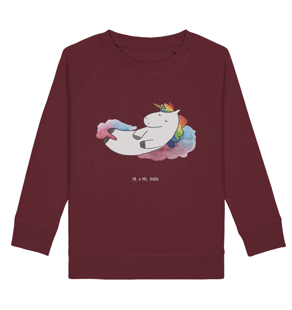 Organic Kinder Pullover Einhorn Wolke 7 Kinder Pullover, Kinder Sweatshirt, Jungen, Mädchen, Einhorn, Einhörner, Einhorn Deko, Pegasus, Unicorn, verliebt, Menschen, witzig, lustig, Geschenk, Glaube, Realität, Lächeln