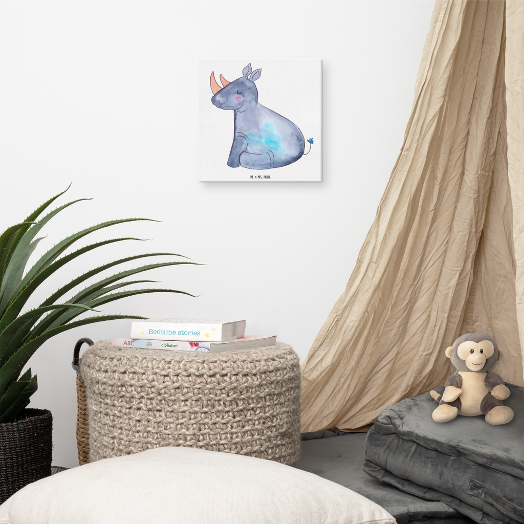 Leinwand Bild Einhorn Nashorn Leinwand, Bild, Kunstdruck, Wanddeko, Dekoration, Einhorn, Einhörner, Einhorn Deko, Pegasus, Unicorn, Regenbogen, witzig, lustig, Zoo, Glitzer, Einhornpower, Erwachsenwerden, Nashorn, Nashörner