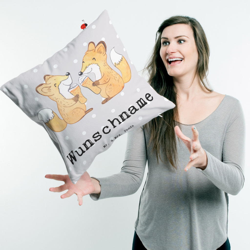 Personalisiertes Kissen Fuchs Bester Halbbruder der Welt Kissen, personalisiert, Name, Wunschname, bedrucken, Kopfkissen, für, Dankeschön, Geschenk, Schenken, Geburtstag, Geburtstagsgeschenk, Geschenkidee, Danke, Bedanken, Mitbringsel, Freude machen, Geschenktipp, Halbbruder, Stiefbruder, Stief, Stiefgeschwister, Bruder, Brudi, Geschwister, Bruderherz, Schwester, Familie, Kleinigkeit, Brother, Bester, Sohn