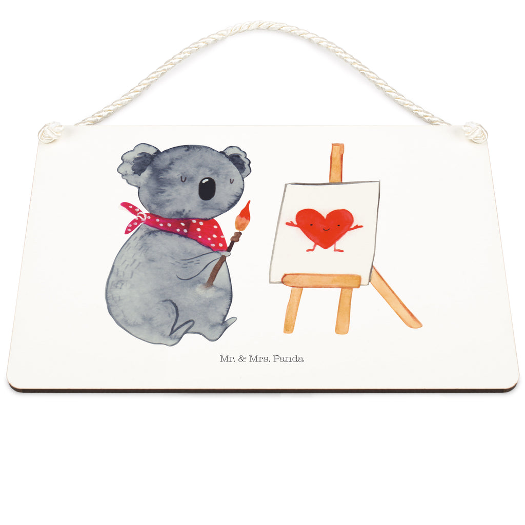 Deko Schild Koala Künstler Dekoschild, Deko Schild, Schild, Tür Schild, Türschild, Holzschild, Wandschild, Wanddeko, Koala, Koalabär, Liebe, Liebensbeweis, Liebesgeschenk, Gefühle, Künstler, zeichnen