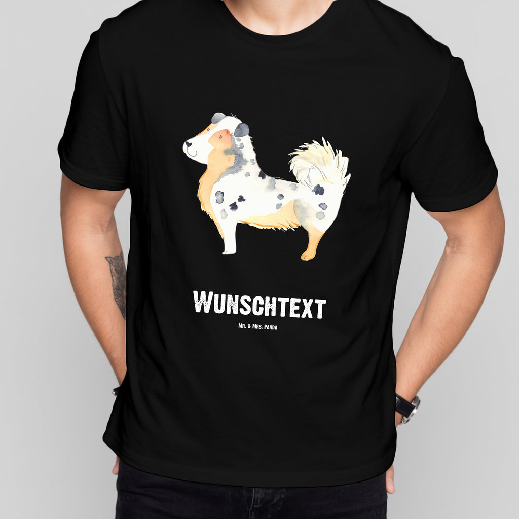 Personalisiertes T-Shirt Australien Shepherd T-Shirt Personalisiert, T-Shirt mit Namen, T-Shirt mit Aufruck, Männer, Frauen, Wunschtext, Bedrucken, Hund, Hundemotiv, Haustier, Hunderasse, Tierliebhaber, Hundebesitzer, Sprüche, Australien Shepherd, Shepherd, Hundeliebe, Familienhund, Spruch