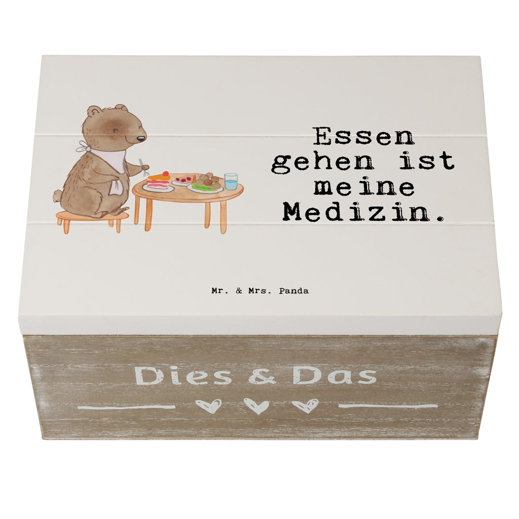 Holzkiste Bär Essen gehen Medizin Holzkiste, Kiste, Schatzkiste, Truhe, Schatulle, XXL, Erinnerungsbox, Erinnerungskiste, Dekokiste, Aufbewahrungsbox, Geschenkbox, Geschenkdose, Geschenk, Sport, Sportart, Hobby, Schenken, Danke, Dankeschön, Auszeichnung, Gewinn, Sportler, Essen gehen, Essen, Restaurant, Restaurantbesuch, Köstlichkeiten