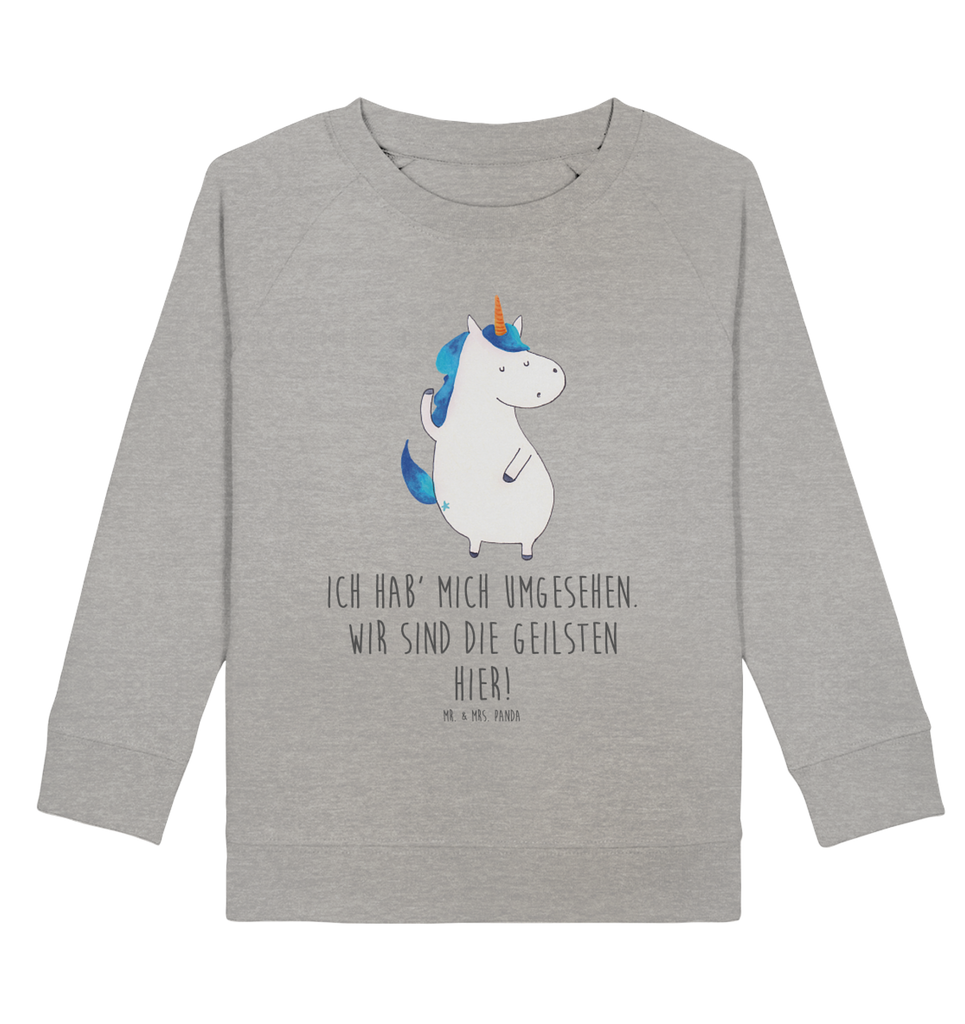 Organic Kinder Pullover Einhorn Mann Kinder Pullover, Kinder Sweatshirt, Jungen, Mädchen, Einhorn, Einhörner, Einhorn Deko, Pegasus, Unicorn, cool, Mann, Freundin, Familie, bester Freund, BFF, Party, hübsch, beste