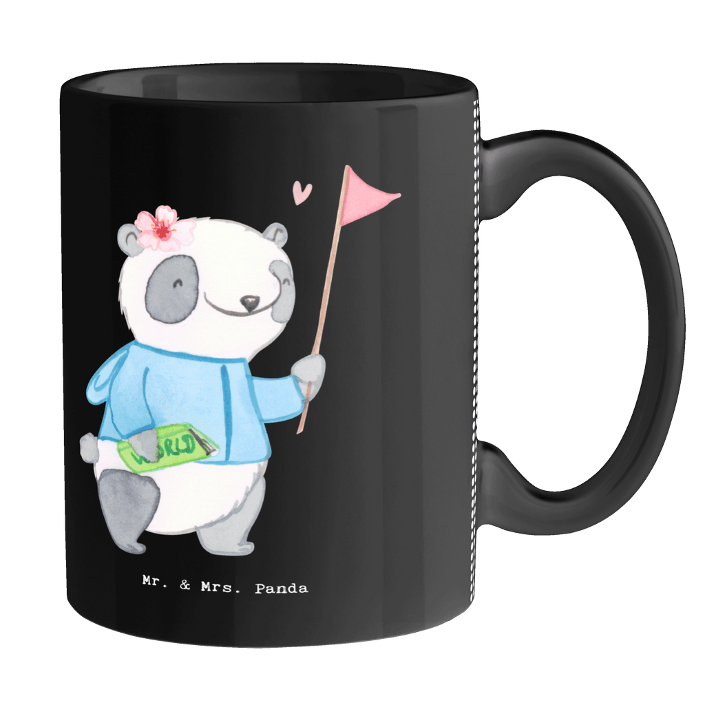 Tasse Reiseleiterin mit Herz Tasse, Kaffeetasse, Teetasse, Becher, Kaffeebecher, Teebecher, Keramiktasse, Porzellantasse, Büro Tasse, Geschenk Tasse, Tasse Sprüche, Tasse Motive, Kaffeetassen, Tasse bedrucken, Designer Tasse, Cappuccino Tassen, Schöne Teetassen, Beruf, Ausbildung, Jubiläum, Abschied, Rente, Kollege, Kollegin, Geschenk, Schenken, Arbeitskollege, Mitarbeiter, Firma, Danke, Dankeschön