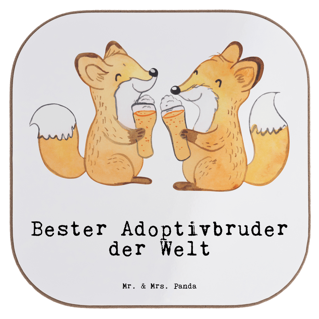 Quadratische Untersetzer Fuchs Bester Adoptivbruder der Welt Untersetzer, Bierdeckel, Glasuntersetzer, Untersetzer Gläser, Getränkeuntersetzer, Untersetzer aus Holz, Untersetzer für Gläser, Korkuntersetzer, Untersetzer Holz, Holzuntersetzer, Tassen Untersetzer, Untersetzer Design, für, Dankeschön, Geschenk, Schenken, Geburtstag, Geburtstagsgeschenk, Geschenkidee, Danke, Bedanken, Mitbringsel, Freude machen, Geschenktipp, Adoptivbruder, adoptiert, Bruder, Brudi, Geschwister, Bruderherz, Schwester, Familie, Kleinigkeit, Brother, Bester, Sohn