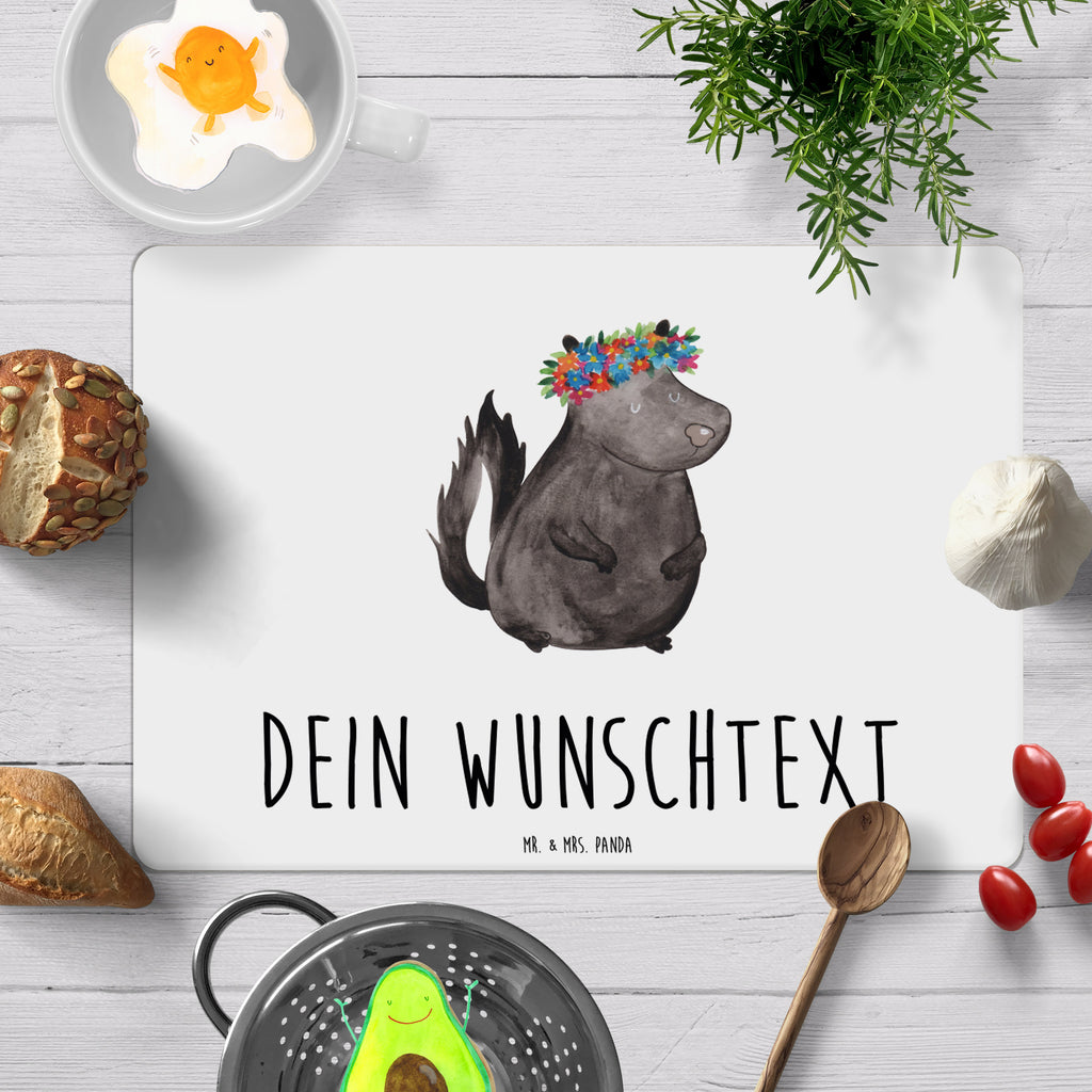 Personalisiertes Tischset Stinktier Blumenmaedchen Personalisiertes Tischet, Personalisierter Tischuntersetzer, Personalisiertes Platzset, tischset personalisiert, personalisiertes tischset, personalisierte platzsets, platzset personalisiert, personalisierte platzdeckchen, platzdeckchen personalisiert, tischset mit namen, platzdeckchen mit namen, platzset mit namen abwaschbar, platzset mit namen, tischset abwaschbar mit namen, Stinktier, Skunk, Wildtier, Raubtier, Stinker, Stinki, Yoga, Namaste, Lebe, Liebe, Lache