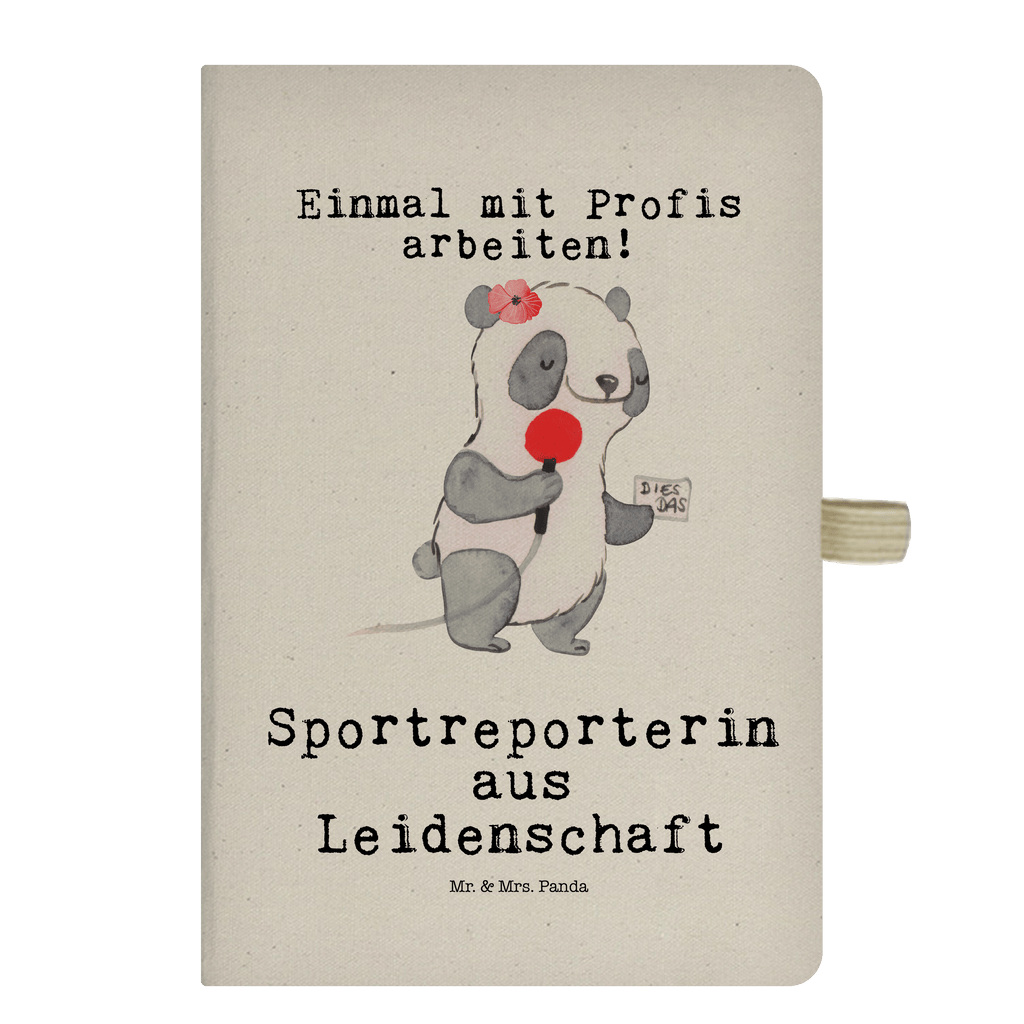 Baumwoll Notizbuch Sportreporterin aus Leidenschaft Notizen, Eintragebuch, Tagebuch, Notizblock, Adressbuch, Journal, Kladde, Skizzenbuch, Notizheft, Schreibbuch, Schreibheft, Beruf, Ausbildung, Jubiläum, Abschied, Rente, Kollege, Kollegin, Geschenk, Schenken, Arbeitskollege, Mitarbeiter, Firma, Danke, Dankeschön