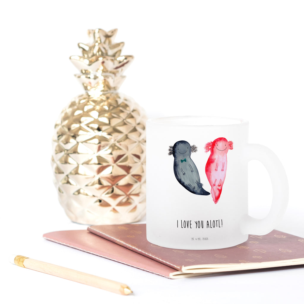 Teetasse Axolotl Liebe Teetasse, Teeglas, Teebecher, Tasse mit Henkel, Tasse, Glas Teetasse, Teetasse aus Glas, Liebe, Partner, Freund, Freundin, Ehemann, Ehefrau, Heiraten, Verlobung, Heiratsantrag, Liebesgeschenk, Jahrestag, Hocheitstag, Valentinstag, Geschenk für Frauen, Hochzeitstag, Mitbringsel, Geschenk für Freundin, Geschenk für Partner, Liebesbeweis, für Männer, für Ehemann