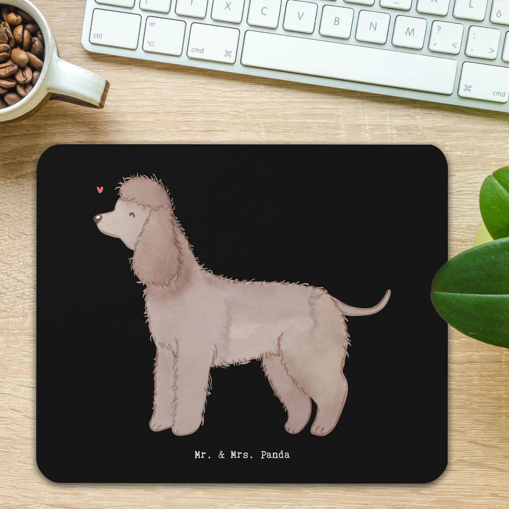 Mauspad Irish Water Spaniel Lebensretter Mousepad, Computer zubehör, Büroausstattung, PC Zubehör, Arbeitszimmer, Mauspad, Einzigartiges Mauspad, Designer Mauspad, Mausunterlage, Mauspad Büro, Hund, Hunderasse, Rassehund, Hundebesitzer, Geschenk, Tierfreund, Schenken, Welpe, Irish Water Spaniel, Jagdhund