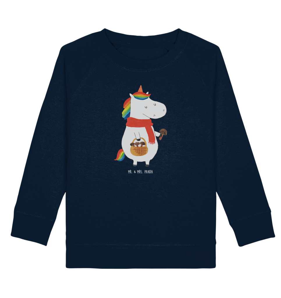 Organic Kinder Pullover Einhorn Pilz Kinder Pullover, Kinder Sweatshirt, Jungen, Mädchen, Einhorn, Einhörner, Einhorn Deko, Pegasus, Unicorn, Pilze, Pilzsammler, Motivation, Spruch, Liebeskummer