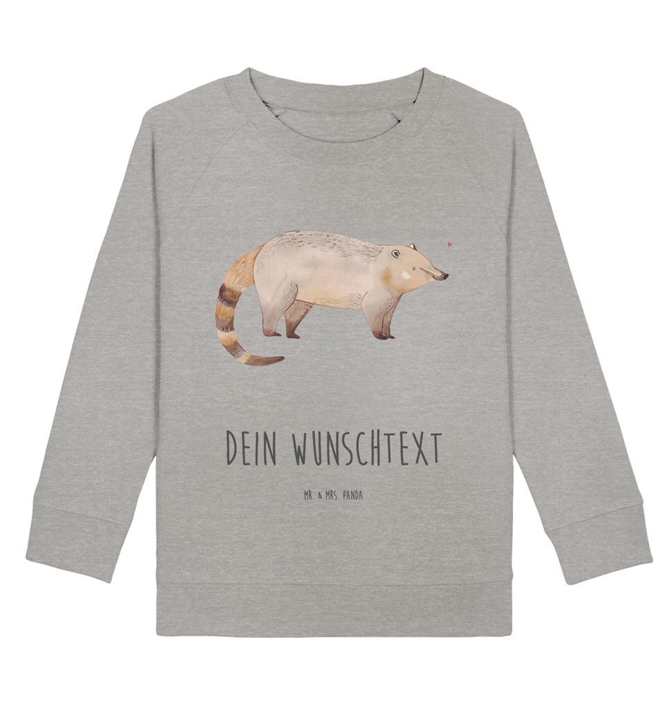 Personalisierter Kinder Pullover Nasenbär Personalisierter Kinder Pullover, Personalisiertes Kinder Sweatshirt, Jungen, Mädchen, Tiermotive, Gute Laune, lustige Sprüche, Tiere, Nasenbär, Nasenbären, Rüsselbär, Bär