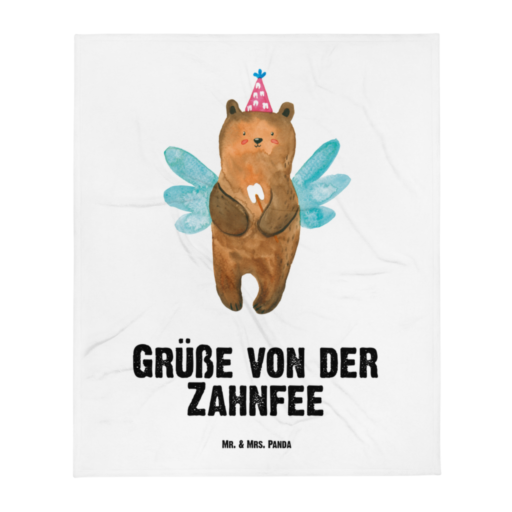 Babydecke Bär Zahnfee Babydecke, Babygeschenk, Geschenk Geburt, Babyecke Kuscheldecke, Krabbeldecke, Bär, Teddy, Teddybär, Zahnfee, Fee, Milchzahn, Erster Zahn