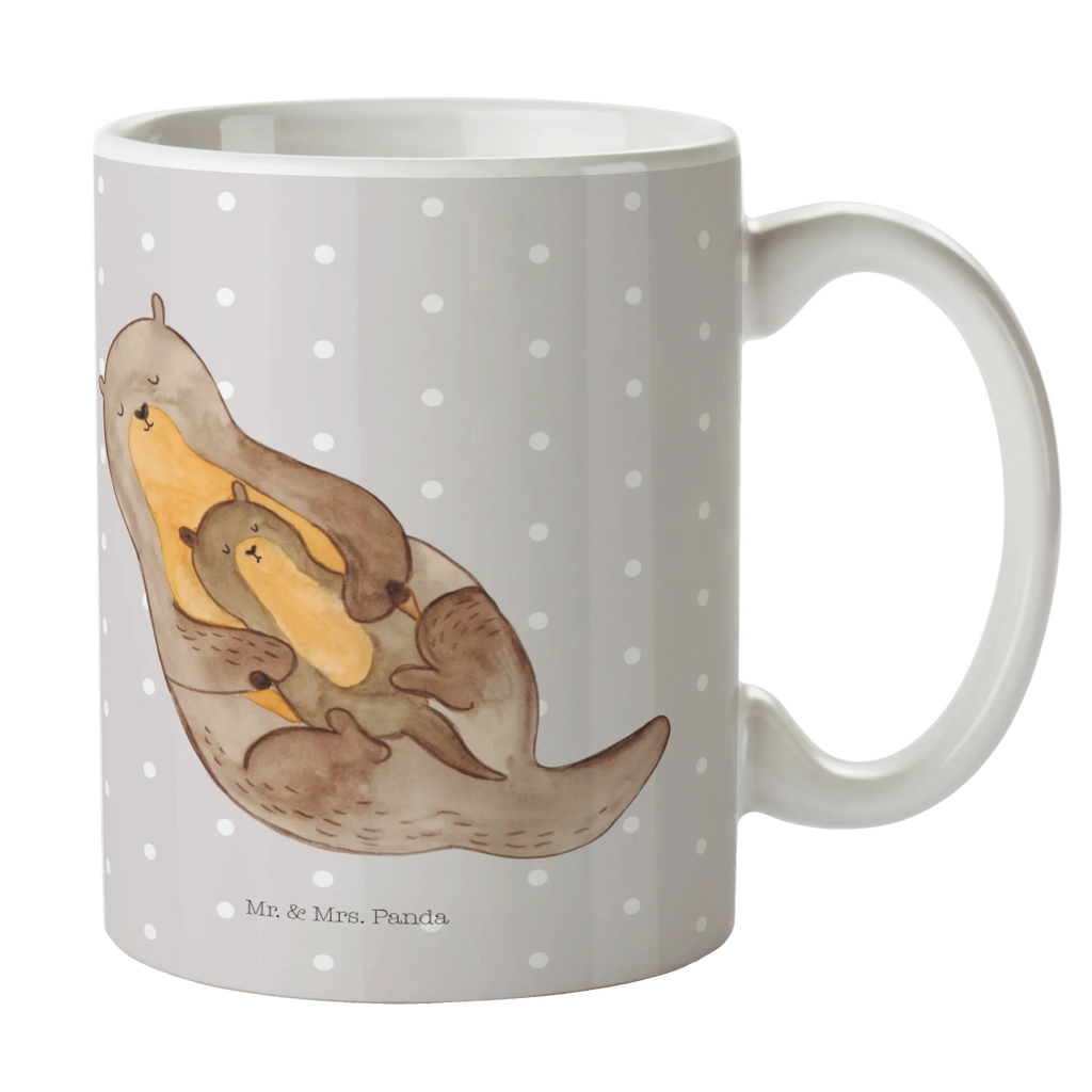 Tasse Otter mit Kind Tasse, Kaffeetasse, Teetasse, Becher, Kaffeebecher, Teebecher, Keramiktasse, Porzellantasse, Büro Tasse, Geschenk Tasse, Tasse Sprüche, Tasse Motive, Kaffeetassen, Tasse bedrucken, Designer Tasse, Cappuccino Tassen, Schöne Teetassen, Otter, Fischotter, Seeotter, Otter Seeotter See Otter