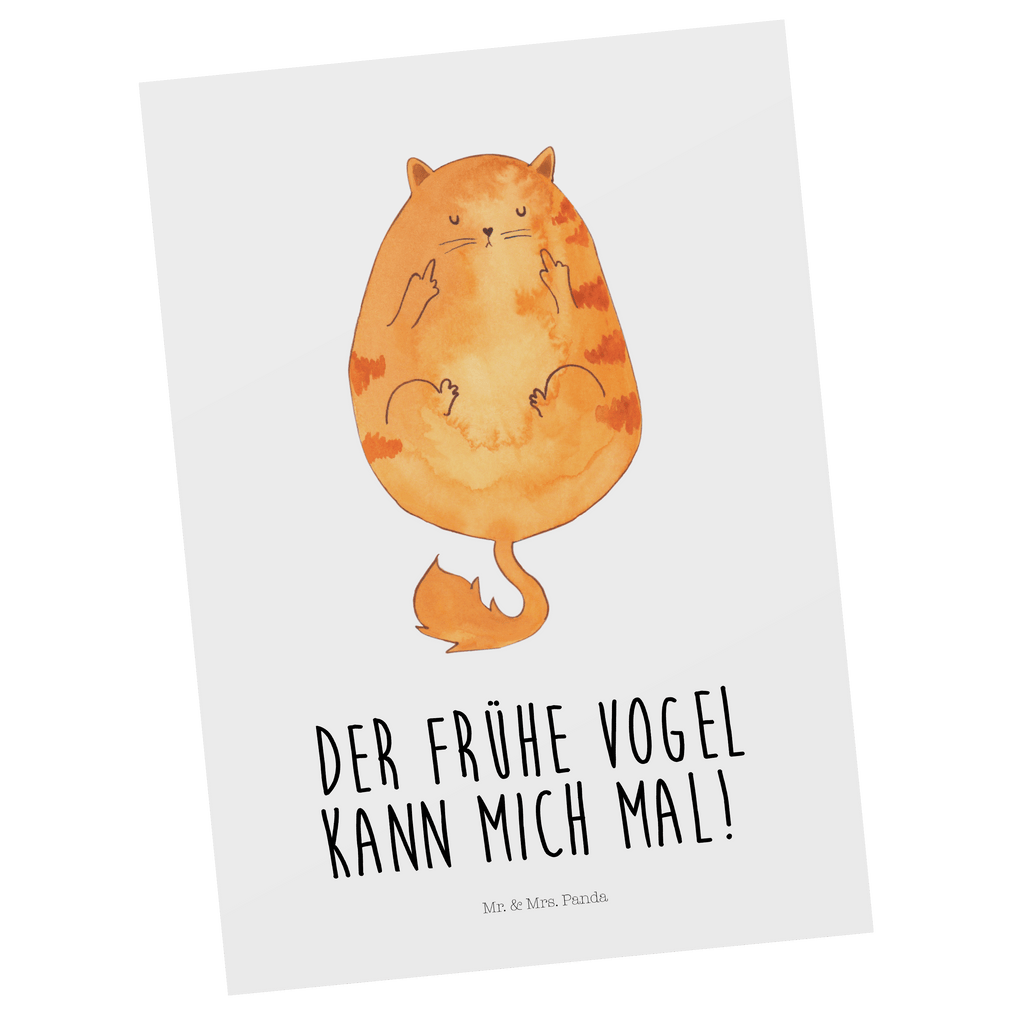 Postkarte Katze Frühaufsteher Postkarte, Karte, Geschenkkarte, Grußkarte, Einladung, Ansichtskarte, Geburtstagskarte, Einladungskarte, Dankeskarte, Ansichtskarten, Einladung Geburtstag, Einladungskarten Geburtstag, Katze, Katzenmotiv, Katzenfan, Katzendeko, Katzenfreund, Katzenliebhaber, Katzenprodukte, Katzenartikel, Katzenaccessoires, Katzensouvenirs, Katzenliebhaberprodukte, Katzenmotive, Der frühe Vogel kann mich mal, Morgenmuffel, Frühaufsteher, Kaffee, Katzen, Kater, Mietze