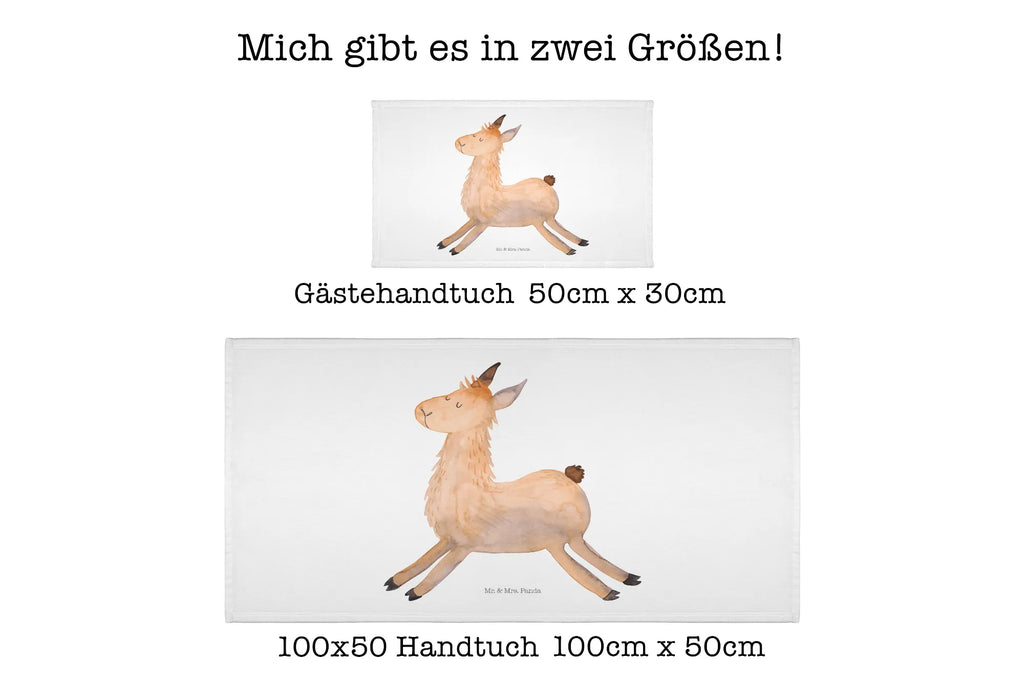 Handtuch Lama Springen Handtuch, Badehandtuch, Badezimmer, Handtücher, groß, Kinder, Baby, Lama, Alpaka, Lamas, Lieblingstag, Happy day, fröhlich, Glück, Freundin, Liebeskummer, Neustart, guten Morgen, Start, Prüfung, Abitur