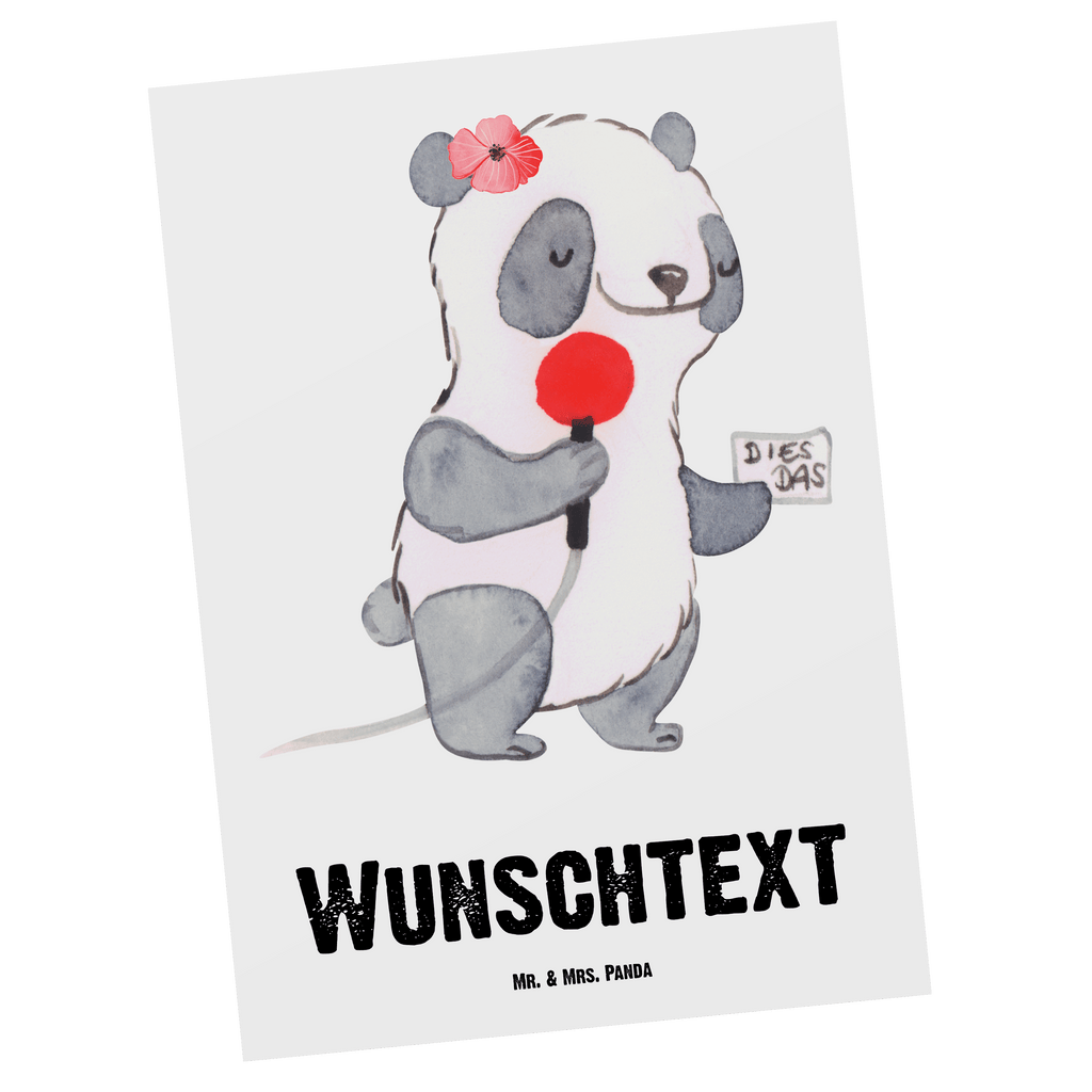 Personalisierte Postkarte Pressereferentin mit Herz Postkarte mit Namen, Postkarte bedrucken, Postkarte mit Wunschtext, Postkarte personalisierbar, Geschenkkarte mit Namen, Grußkarte mit Namen, Karte mit Namen, Einladung mit Namen, Ansichtskarte mit Namen, Geschenkkarte mit Wunschtext, Grußkarte mit Wunschtext, Karte mit Wunschtext, Einladung mit Wunschtext, Ansichtskarte mit Wunschtext, Beruf, Ausbildung, Jubiläum, Abschied, Rente, Kollege, Kollegin, Geschenk, Schenken, Arbeitskollege, Mitarbeiter, Firma, Danke, Dankeschön, Pressereferentin, Pressemitarbeiterin, Presseagentur, Studium