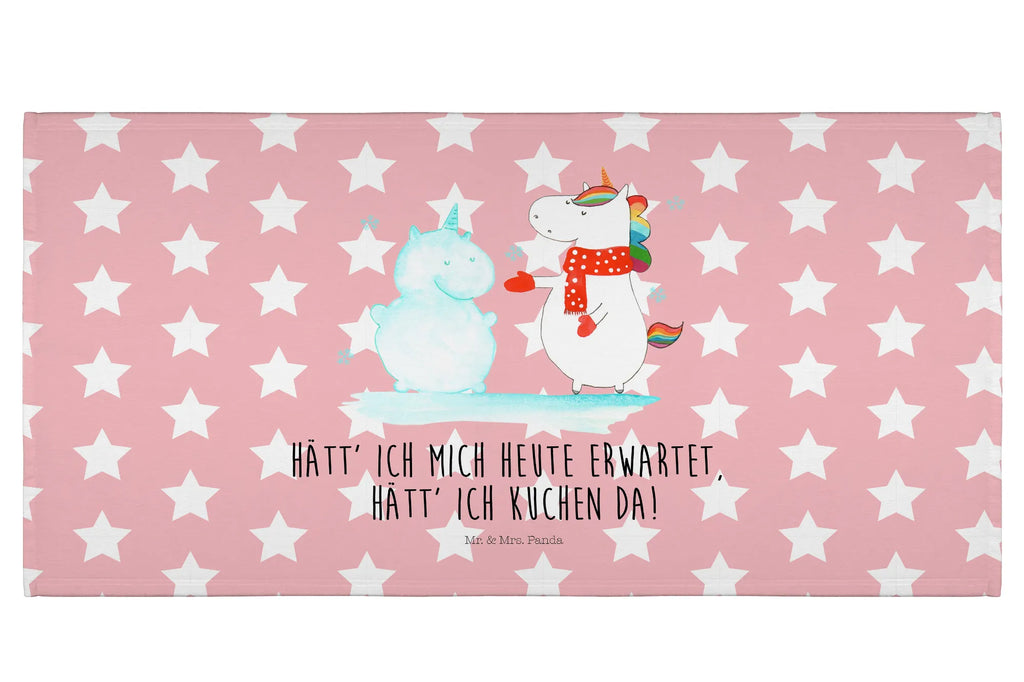 Handtuch Einhorn Schneemann Handtuch, Badehandtuch, Badezimmer, Handtücher, groß, Kinder, Baby, Einhorn, Einhörner, Einhorn Deko, Unicorn, Schneemann, Winter, Schnee, Kuchen, Weihnachten, kalt, Mütze, Handschuhe, X-Mas