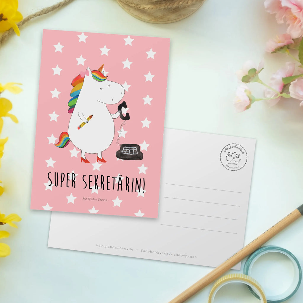 Postkarte Einhorn Sekretärin Postkarte, Karte, Geschenkkarte, Grußkarte, Einladung, Ansichtskarte, Geburtstagskarte, Einladungskarte, Dankeskarte, Ansichtskarten, Einladung Geburtstag, Einladungskarten Geburtstag, Einhorn, Einhörner, Einhorn Deko, Pegasus, Unicorn, Sekretärin, Büro, Rechtsanwältin, Rechtsanwaltsgehilfin, Steuerbüro, Steuerkanzlei, Bürokraft, Bürohilfe